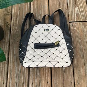 🌸Betsey Johnson Mini Backpack White/Black